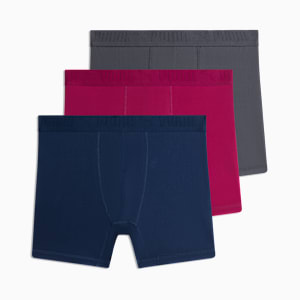 Paquet de 3 caleçons boxeurs ultradoux Homme, PINK / BLUE, extralarge